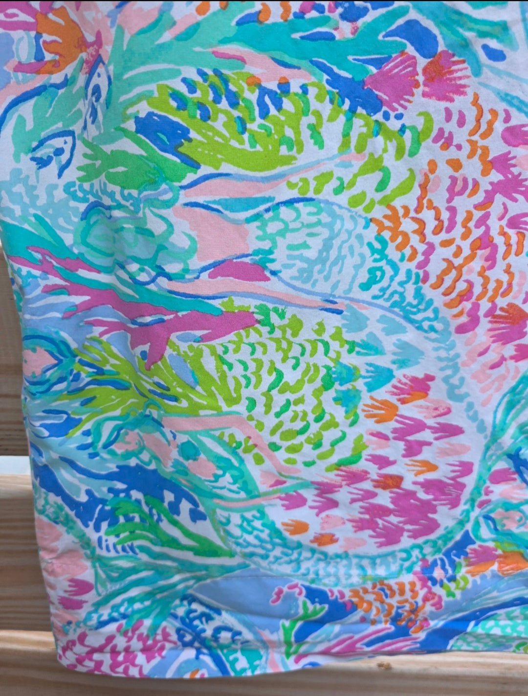 Pottery Barn Kids Lilly Pulitzer Mermaid's Cove Pillowcase 20x30 Organic Cotton