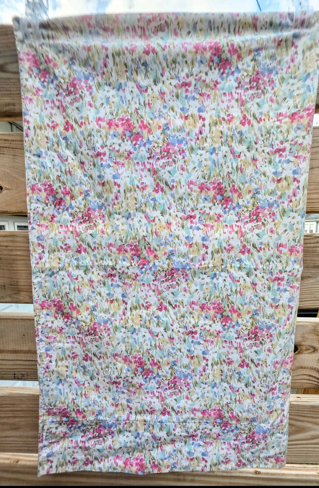 Ralph Lauren Loire Floral Pillowcase Standard 19x32 Cotton Pastels