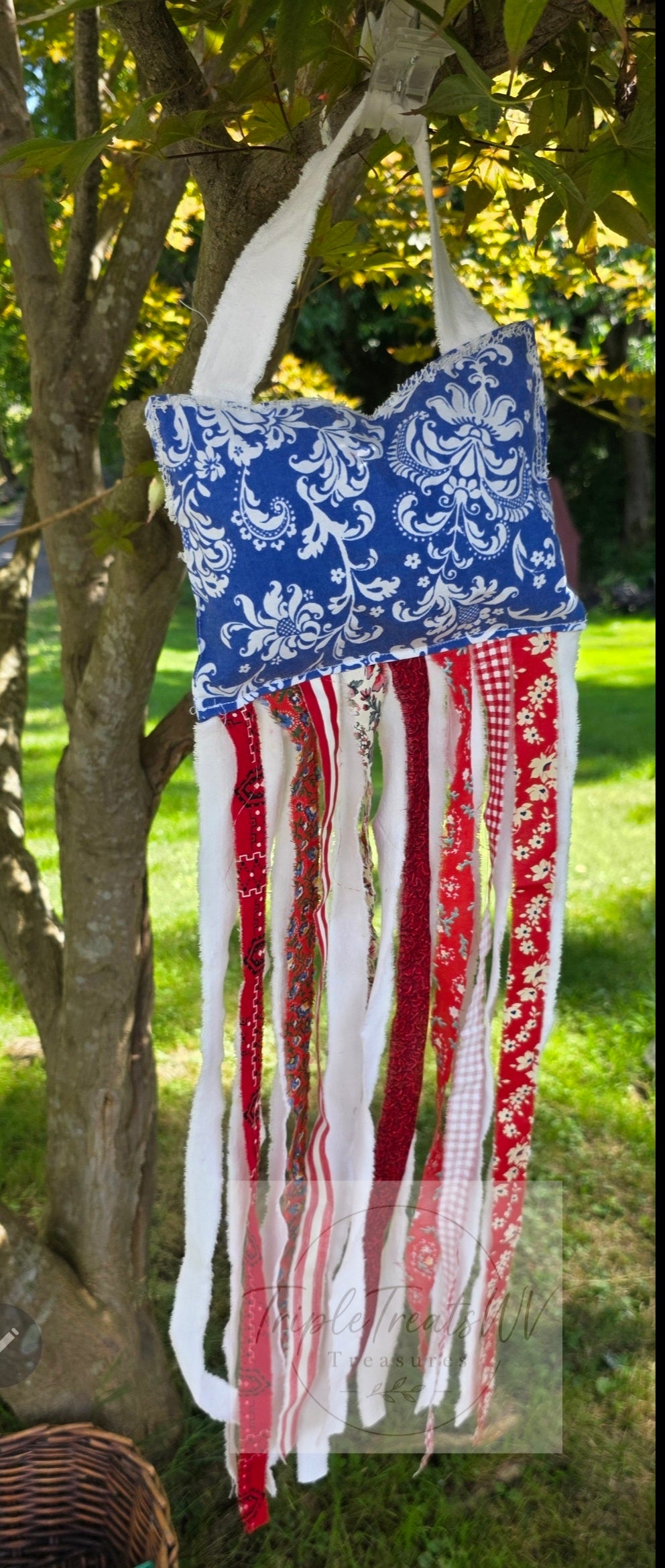 Patriotic Fabric Hanger