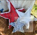 Patriotic Fabric Stars - Bowl Fillers (Set of 3)